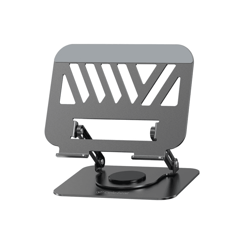 Support pliable rotatif à 360 pour ordinateur portable et tablette en alliage d'aluminium