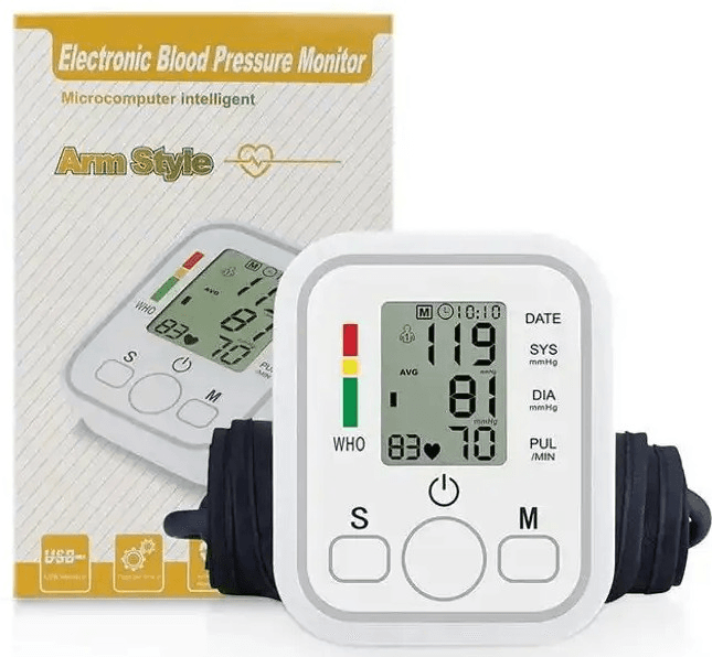 Microcomputer Intelligent Arm Blood Pressure Monitor