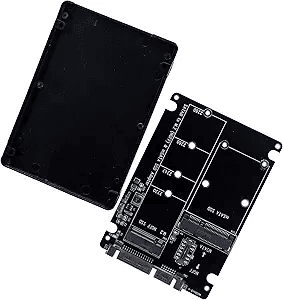 Adaptateur M.2 NGFF SSD vers MSATA avec boîtier 2.5