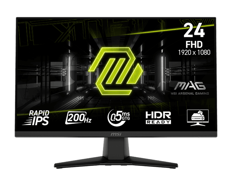 Ecran Gaming MSI MAG 242F Rapid IPS 200Hz HDR Ready