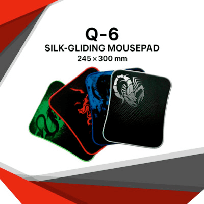 Q-6 Silk-Gliding Mousepad 245×300 mm