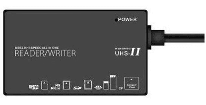 Lecteur Ecrivain de Cartes 6-en-1 All in One Multi Slot Reader Writer