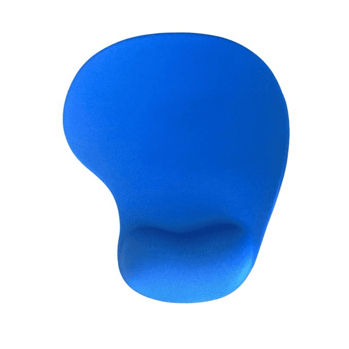 Tapis de souris de bureau avec repose-poignet en gel.