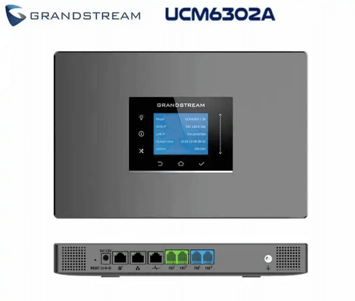 Grandstream UCM6302A IPPBX 500 utilisateurs 75 appels simultanés 2FXS + 2FXO (UCM6302A)