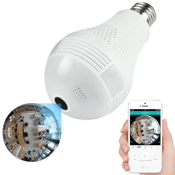 LAMP CAMERA Wi-Fi Smart Panorama B2-L-V3