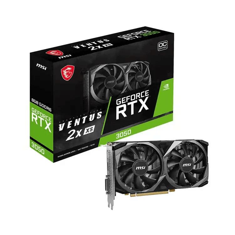 Carte Graphique MSI GeForce RTX 3050 VENTUS 2X XS 8G OC
