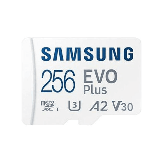 Samsung EVO Plus 256GB microSDXC UHS-I avec adaptateur SD